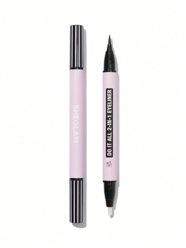 SHEGLAM Do It All 2-in-1 Eyeliner-BLACK