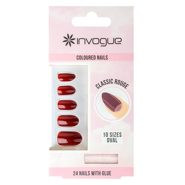 INVOGUE-ROUGE OVAL-NAILS