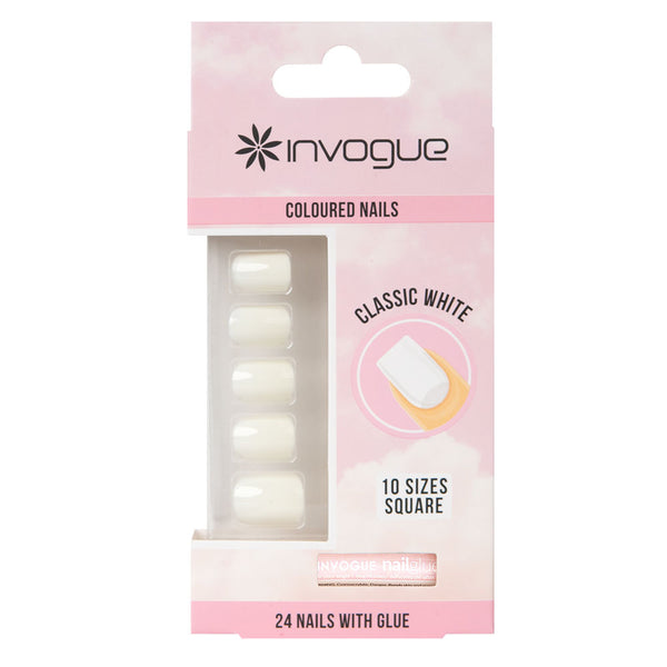 INVOGUE-WHITE NAILS