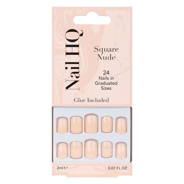 NAIL HQ SQUARE NUDE NAILS