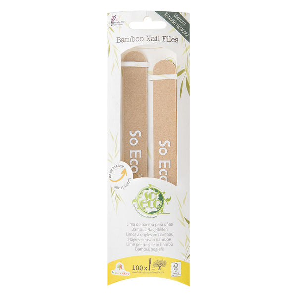 SOECO 2 BAMBOO NAIL FILES
