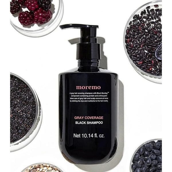  Moremo Gray Coverage Black Shampoo 300ml
