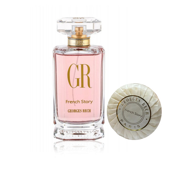 GEORGES RECH FRENCH STORY EDP GIFT SET (100ML PERFUME + 100G PERFUMED SOAP)