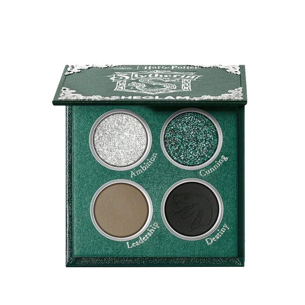 Harry Potter™ X SHEGLAM Slytherin™ House Palette 4-Clolor Shimmer Matte Eyeshadow Palette