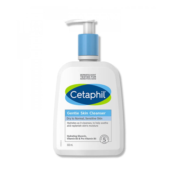 CETAPHIL GENTLE SKIN CLEANSER 500ML WITH PUMP