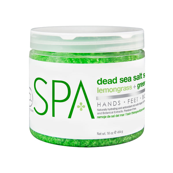 Be Care Love lemongrass &green tea sea salt sock 454gr