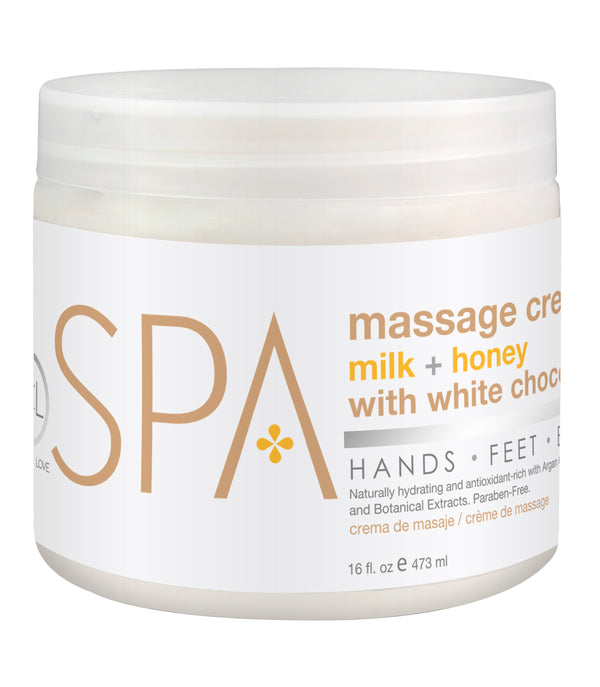 Be Care Love Milk + Honey Chocolate Massage Cream 473ml