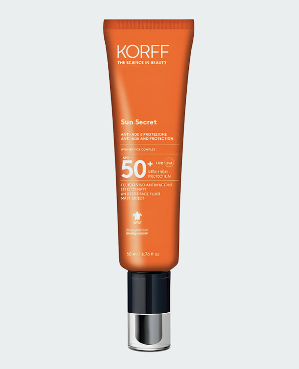 KORFF  SUN ANTI SPOT FACE FLUID MATT EFFECT SPF 50+ 50 ML ANTI-AGE