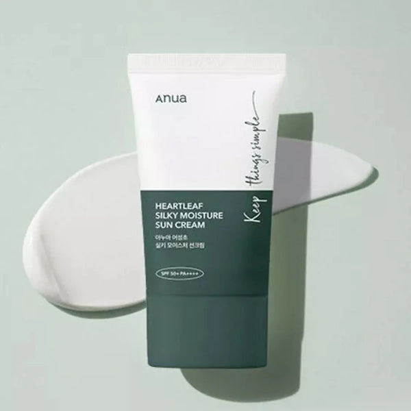 Anua Heartleaf Silky Moisture Sun Cream SPF50+- 50ml