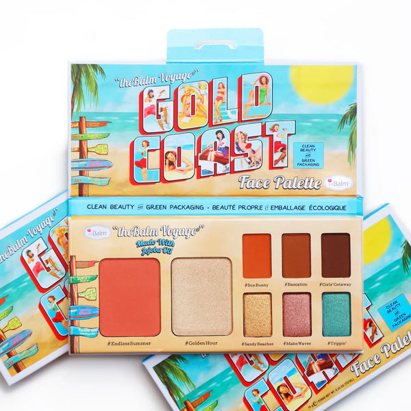 The Balm - Voyage Gold Coast Face Palette - Model Roz x theBalm