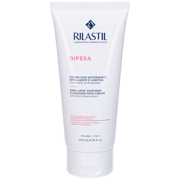 RILASTIL  DIFESA EMOLLIENTSOTHING CLENSING FACE CREAM 200ML