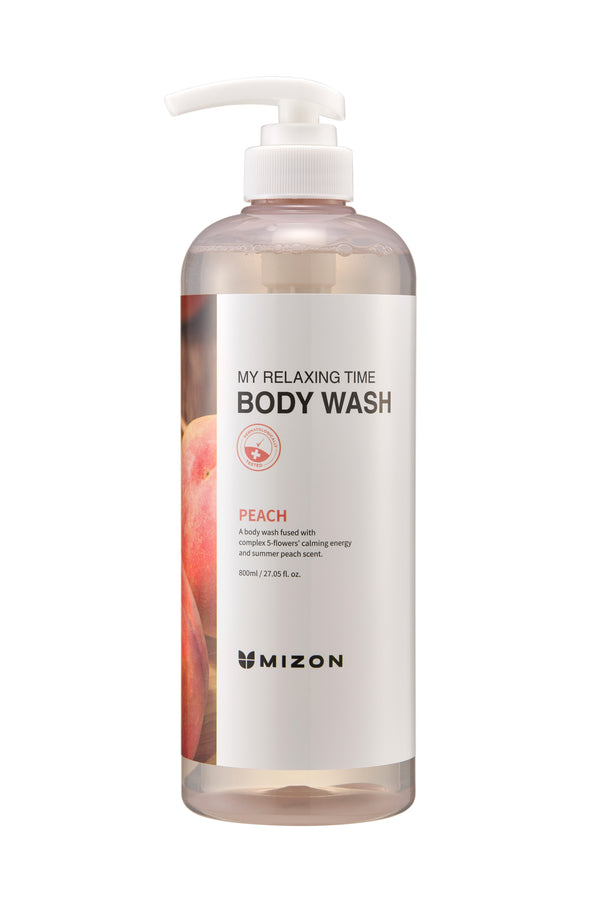 MIZON BODY WASH  PEACH 800 ML