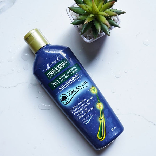 Moringa - O2 Anti-Dandruff Shampoo and Conditioner with Argan Oil