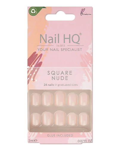 NAIL HQ SQUARE WHITE NAILS