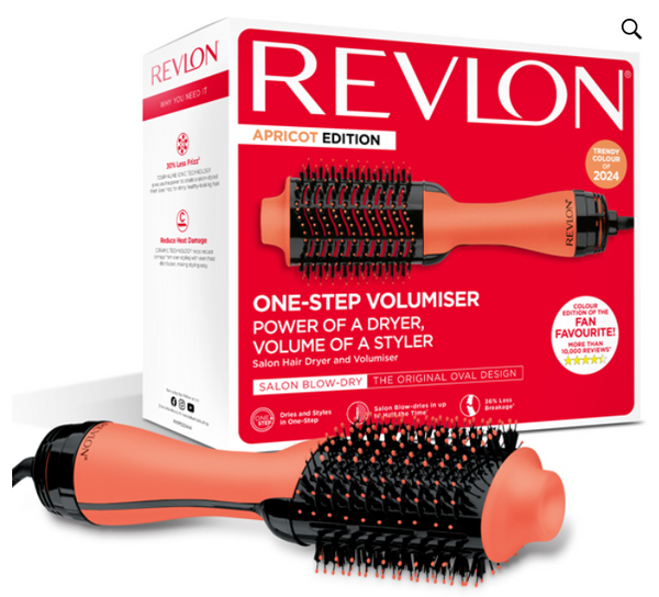 Revlon One-Step Hair Dryer and Volumiser Apricot Edition