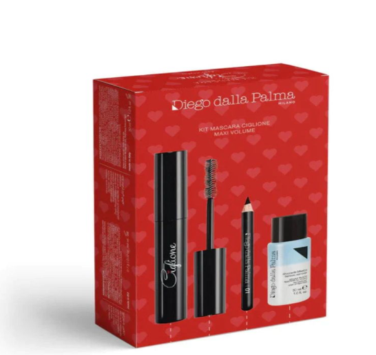 DIEGO DALLA PALMA-CIGLIONE EYES KIT- MASCARA(EYES \LIPS BLACK POCHETTE)