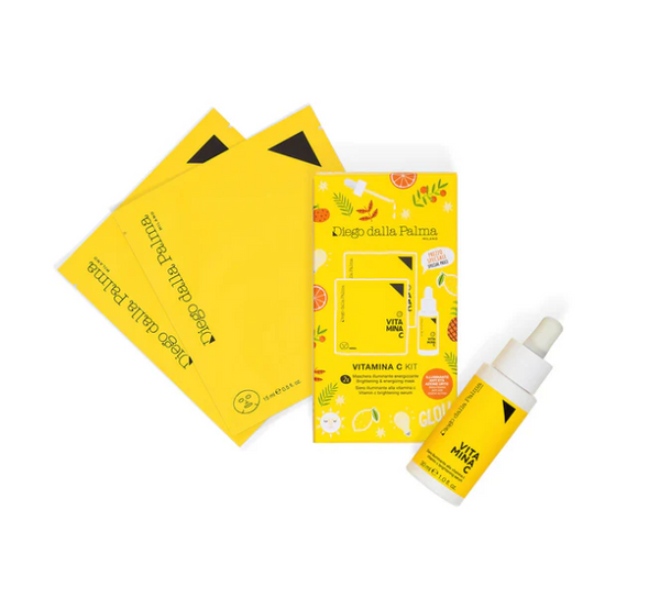 DIEGO DALLA PALMA-IL KIT (VIT C BRI.SER30ML+24HRS B&A W.CRM25ML+IG M/UP REM.F&E.L50ML+TBC)