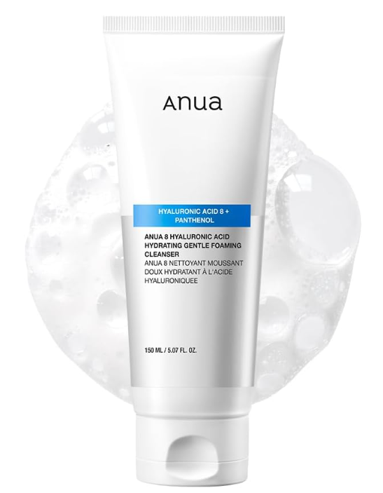 Anua 8 Hyaluronic Acid Hydrating Gentle Foaming Cleanser 150ml