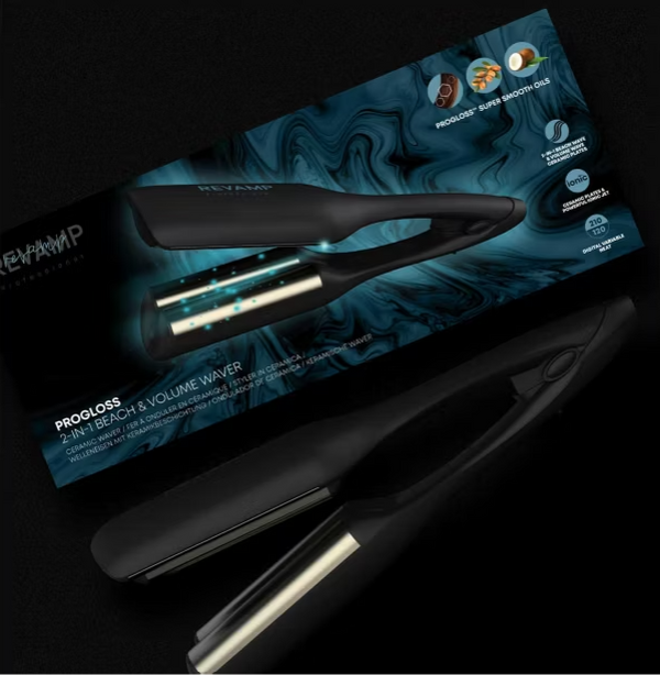 Revamp - Progloss™ 2 in 1 Beach & Volume Waver - Waver