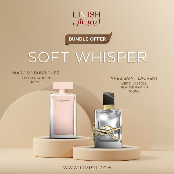Soft Whisper Women’s Perfume Bundle – Narciso Rodriguez & YSL Libre Platine