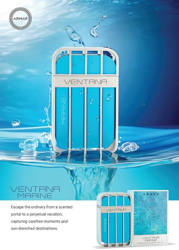 VENTANA MARINE EDT UNISEX BY ARMAF-100ML
