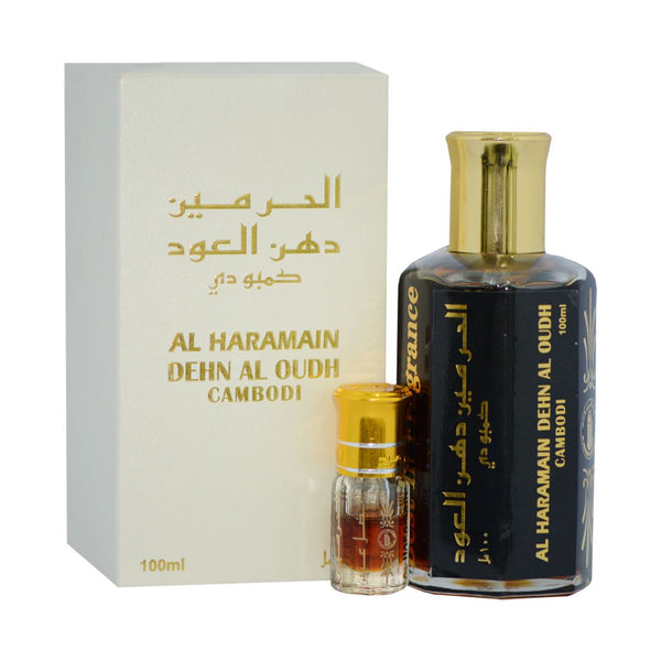 AL HARAMAIN - DEHN AL OUDH CAMBODI - 100ML (WITH 3CC TESTER)