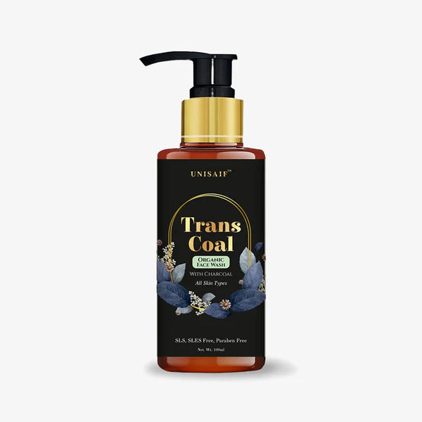 UNISAIF Transcoal charcoal face wash 100ml