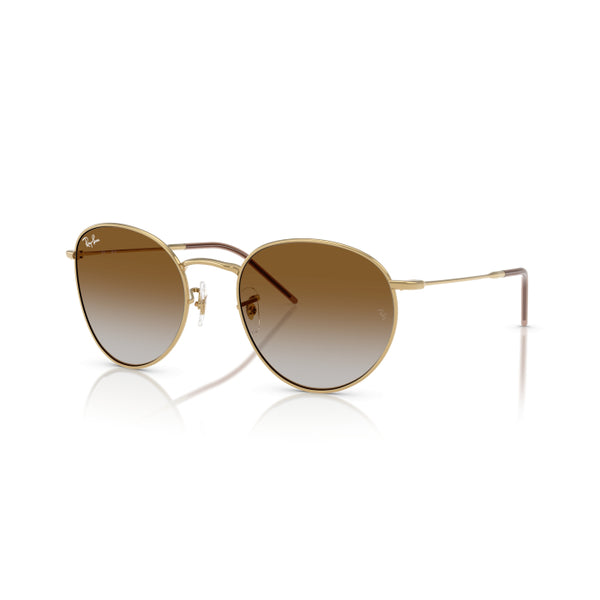 RAY-BAN ROUND REVERSE Arista Gold Phantos Sunglasses For Unisex L