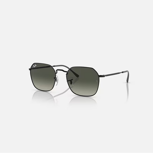 RAY-BAN JIM Black & Grey Irregular Sunglasses For Unisex L