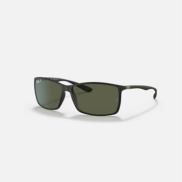 RAY-BAN RB4179 LITEFORCE Black & G-15 Green Square Sunglasses For Men L