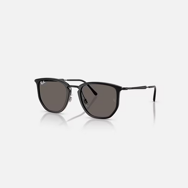 RAY-BAN RB4451 Black & Dark Grey Irregular Sunglasses For Unisex L