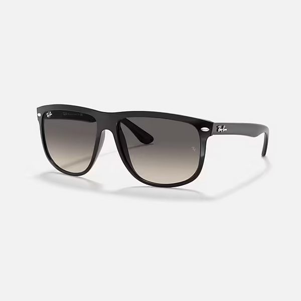 RAY-BAN BOYFRIEND Black & Grey Square Sunglasses For Men S