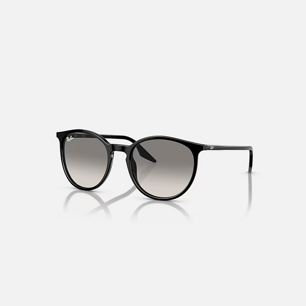 RAY-BAN RB2204 Black & Light Grey Phantos Sunglasses For Unisex S