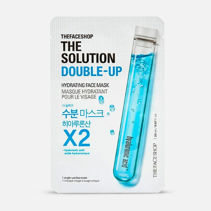The Faceshop The Solution Double-Up Hydrating Face Mask 20ml – Livish