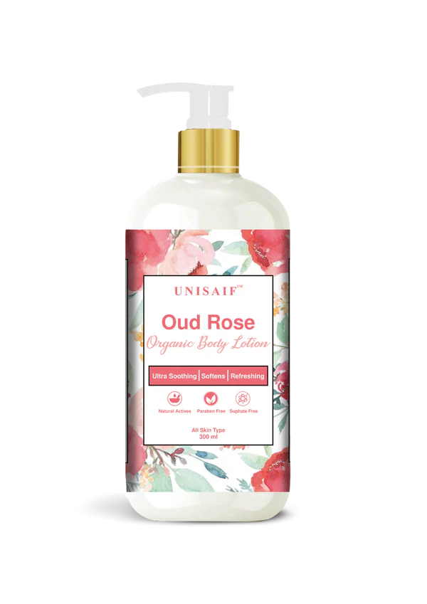 UNISAIF Oud Rose Body Lotion 300Ml