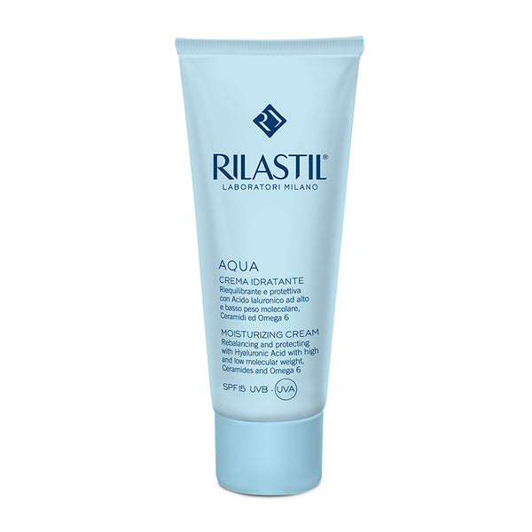 RILASTIL AQUA SPF 15 MEDIUM PROT 50ML  UVB-UVA MOISTURIZING CREAM