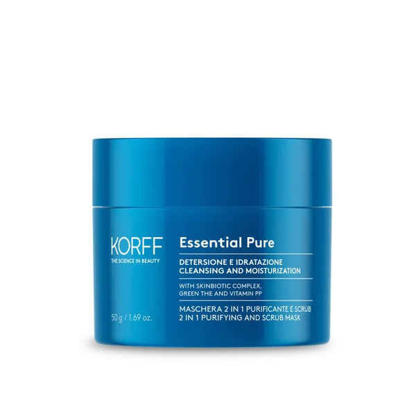 KORF ESENTIAL PURE 2 IN 1 50MLPURIFYING AND SCRUB MASK