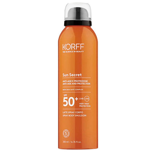 KORFF SUN SECRET SPRAY BODY   EMULSION SPF 50+ 200ML