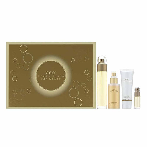 360 PERRY ELLIS WOMEN EDT 100ML 4 PCS SET