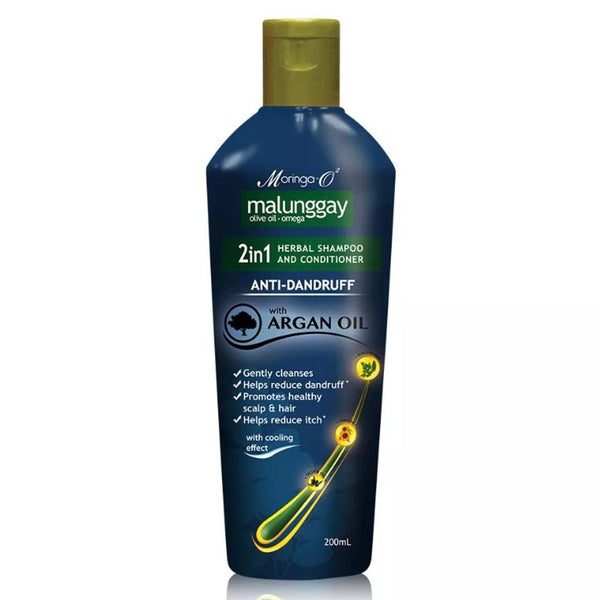 Moringa - O2 Anti-Dandruff Shampoo and Conditioner with Argan Oil