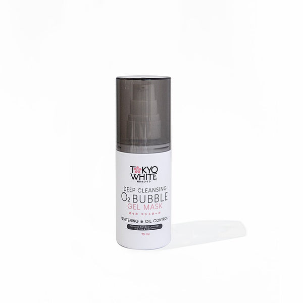 Tokyo White - Charcoal Bubble Mask - Deep Cleansing O2 Bubble Gel Mask- 75Ml
